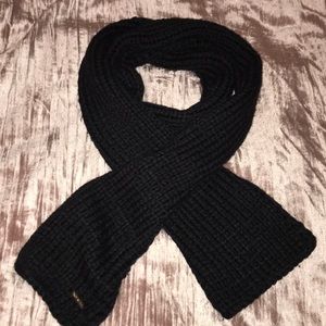 Michael by Michael Kors Black Knit Scarf